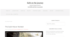Desktop Screenshot of faithonthejourney.com